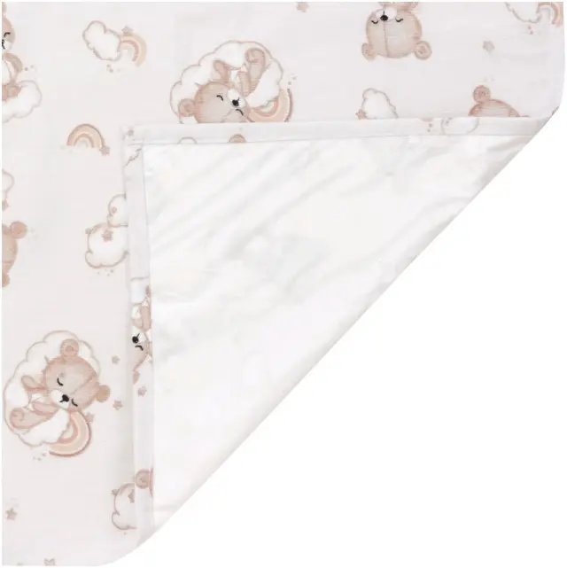 Σελτεδάκι - Πάνα Flannel με Μεμβράνη 75x50cm Teddy Clouds 5904506822089 3