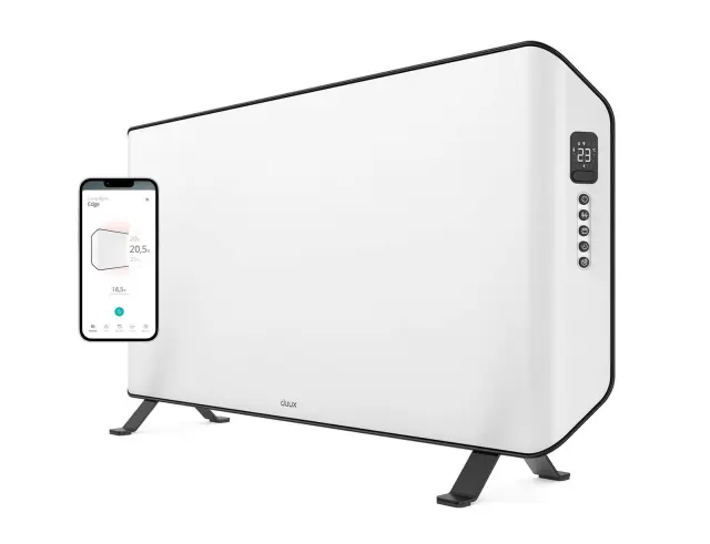 Θερμοπομπός Δαπέδου Duux Edge 2000 με Wi-Fi, ισχύ 2000W και 3 επίπεδα θέρμανσης - WhiteDXCH15
