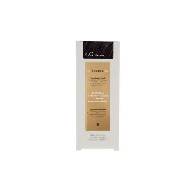 KORRES Abyssinia Superior Gloss Colorant Καστανό 4.0 50ml 2