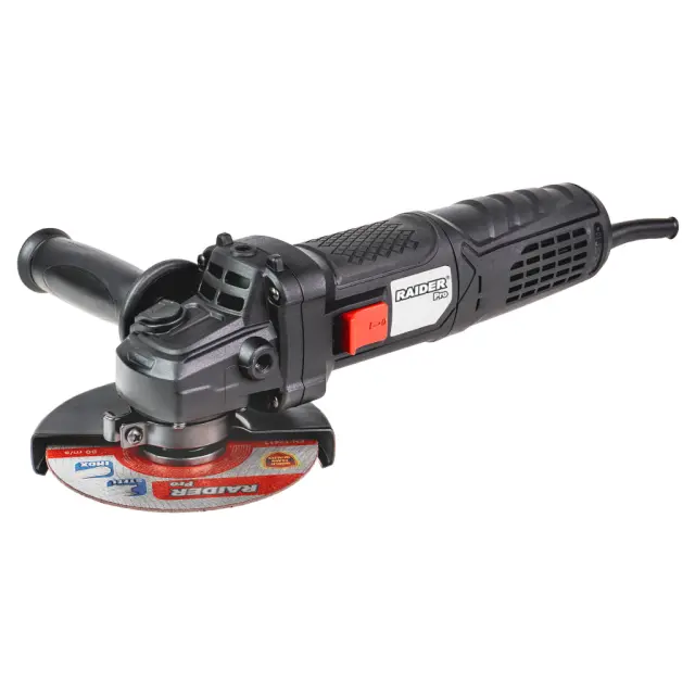RAIDER Γωνιακός τροχός 125mm 1200W με ρύθμιση στροφών RDP-AG75 Black Edition