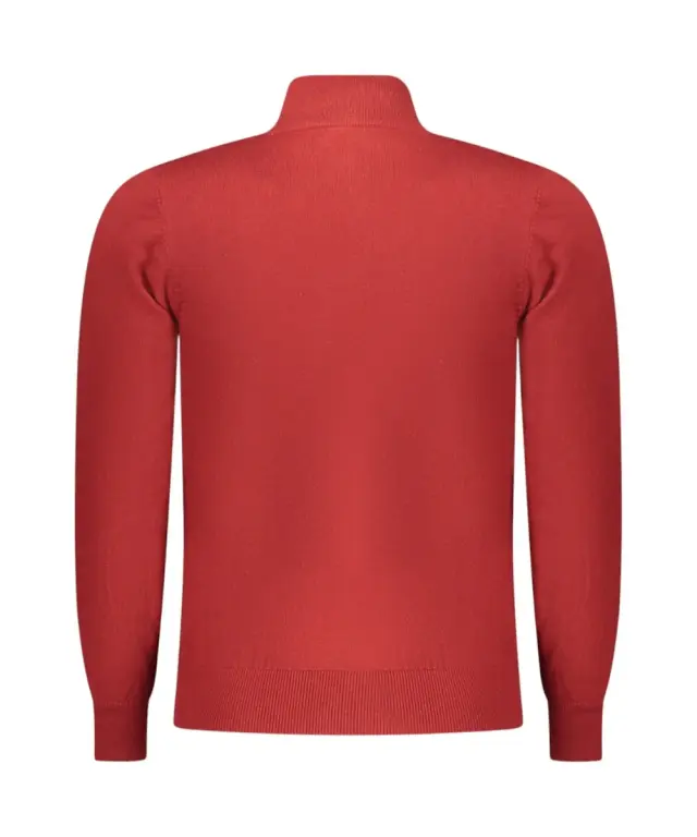 Rifle Jeans - Ανδρικό Πουλόβερ Half Zip Regular Fit RFTR072-RED Κόκκινο - M 2
