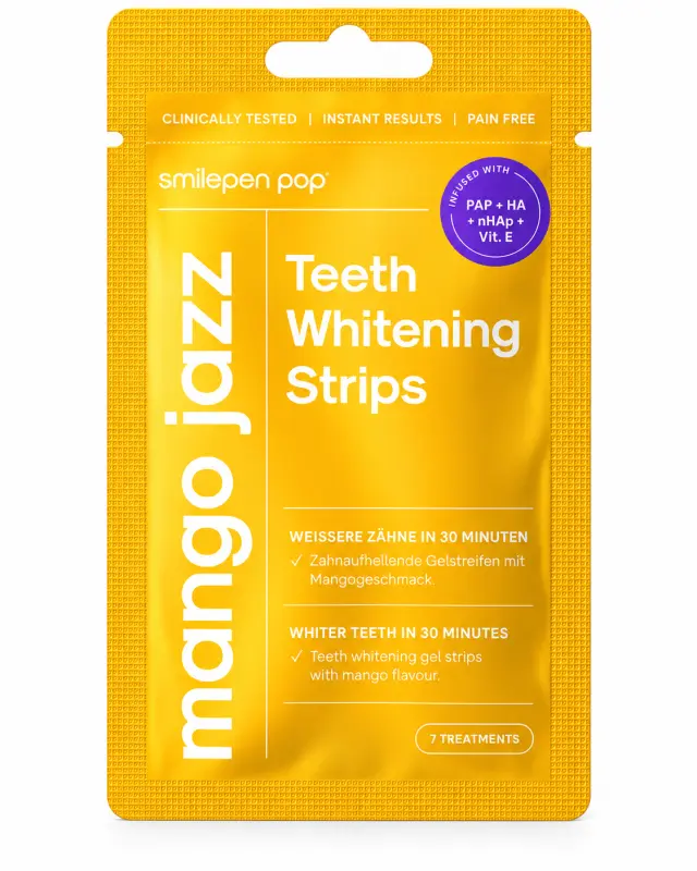 SMILEPEN POP Mango Jazz, Ταινίες Λεύκανσης Δοντιών, 7 τεμάχια