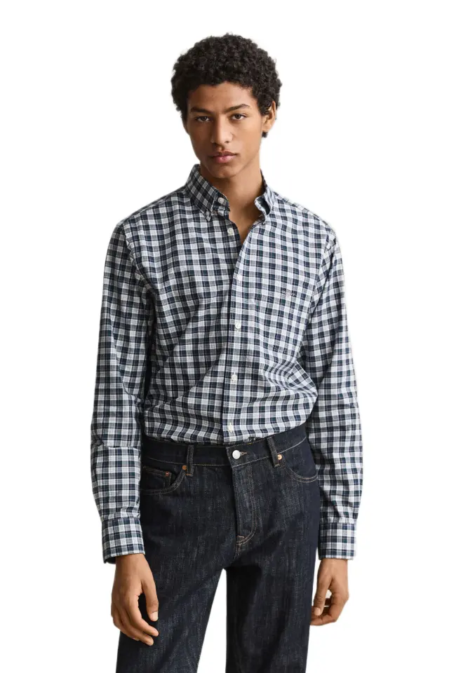 Gant ανδρικό μακρυμάνικο πουκάμισο καρό 3G3263002-1