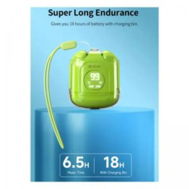 True Wireless Ακουστικά Bluetooth Devia EM406 M6 Smart Πράσινο N63887 3