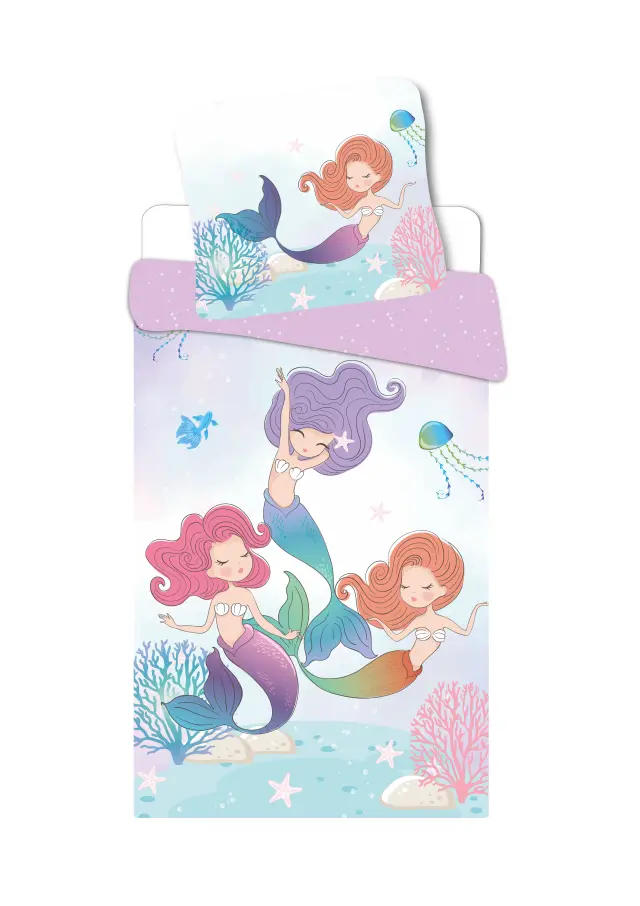 Bed Linen - Adult Size 140 x 200 cm - Mermaid (1029335) - Baby and Children