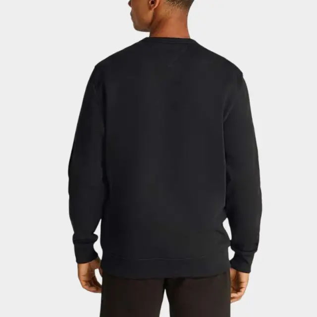 Tommy Hilfiger - Ανδρική Μπλούζα Φούτερ Reg Badge Crew Ext DM0DM20660-BDS Μαύρο - XL 2
