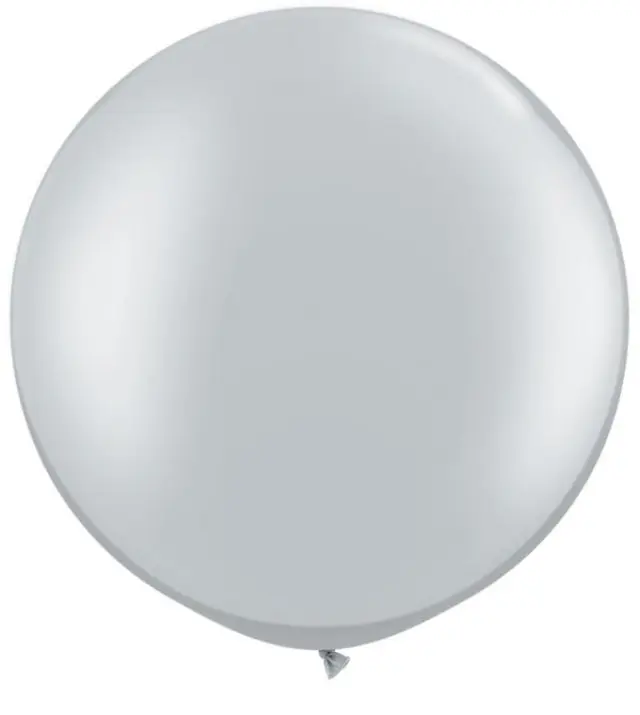 Μπαλόνια Λάτεξ 3Π Ασημί Περλέ /2 τεμ