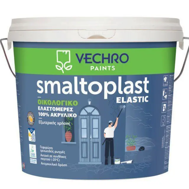 Vechro 129801000026 - SMALTOPLAST ELASTIC ΟΙΚΟΛΟΓΙΚΟ B/TR 10 L
