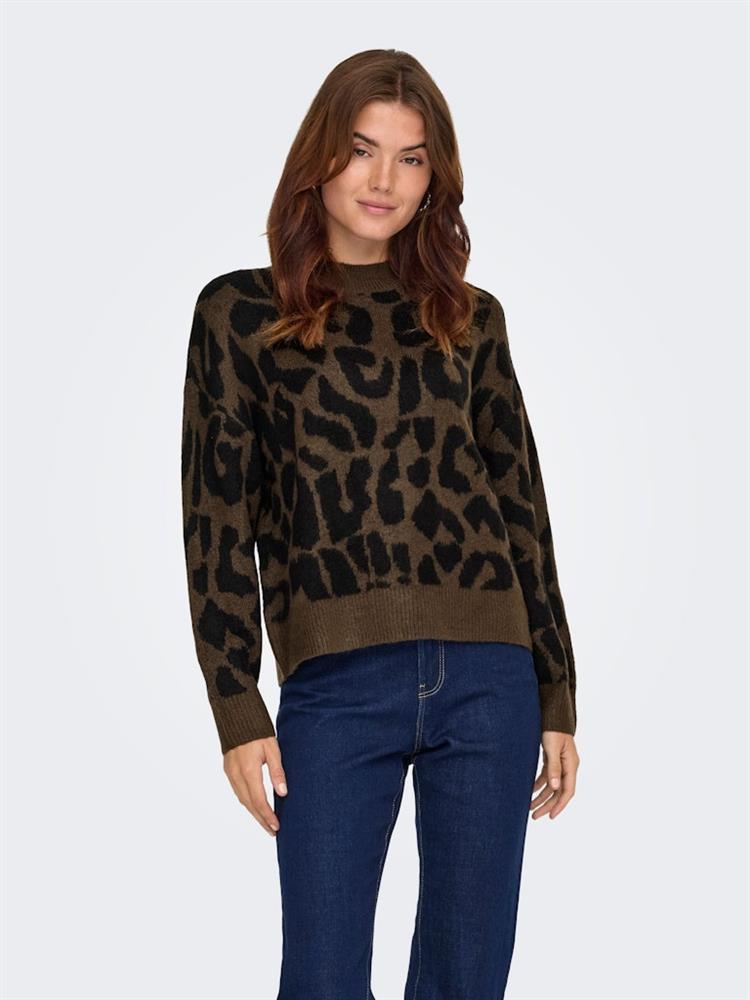 Μπλούζα πλεκτή, JDYELANOR LEO L/S ON PULLOVER KNT, JDY - XL