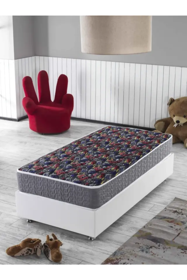 Stewehome Ορθοπεδικό Στρώμα Speed Racer Μονό Σκληρό Γκρι 90x190x22 cm