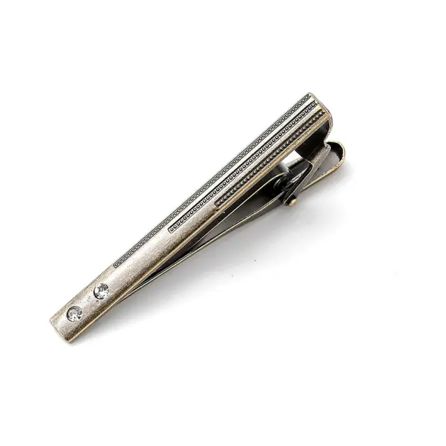 Ασημί Κλιπ Γραβάτας 5 cm – LGD-TC/ANTIQUE/31