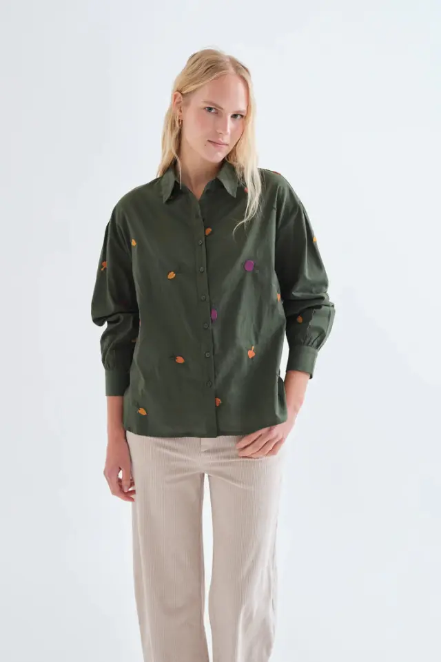 COMPANIA FANTASTICA SHIRT (63C/41011 GREEN) - L