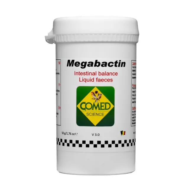 Comed Megabactin Συμπλήρωμα για Υγιή Εντερική Λειτουργία & Ρύθμιση Περιττωμάτων Περιστεριών 50gr