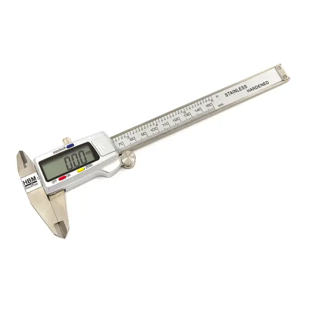 Ψηφιακό Παχύμετρο HBM 6212 150mm με Θήκη