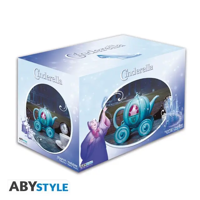 Abysse Disney Cinderella Carriage Teapot ABYTAB018 – Τσαγιέρα Άμαξα Σταχτοπούτας Συλλεκτική 3