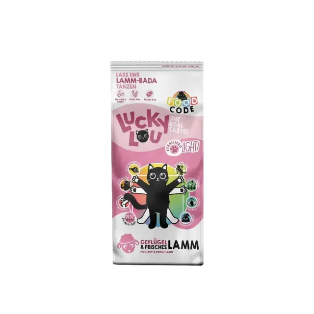 Lucky Lou Food Code Adult Light / Sterilized Πουλερικά & Φρέσκο Αρνί 3kg
