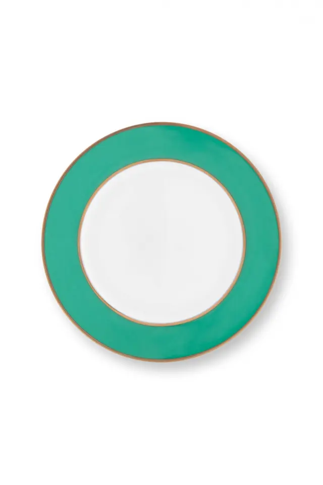 PIP STUDIO ΠΟΡΣΕΛΑΝΙΝΟ ΠΙΑΤΟ PIP CHIQUE ΠΡΑΣΙΝΟ & ΧΡΥΣΟ 17cm - One size