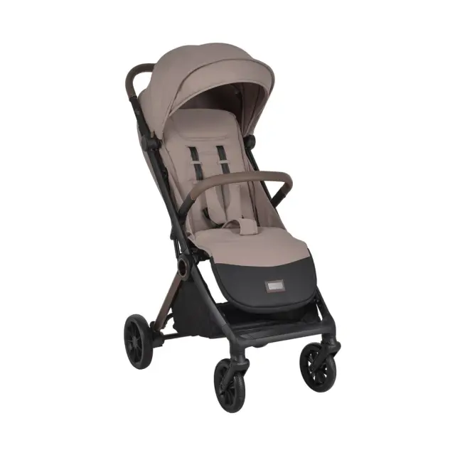 Καρότσι Bebe Stars Isla Automatic Almond Beige 195-175