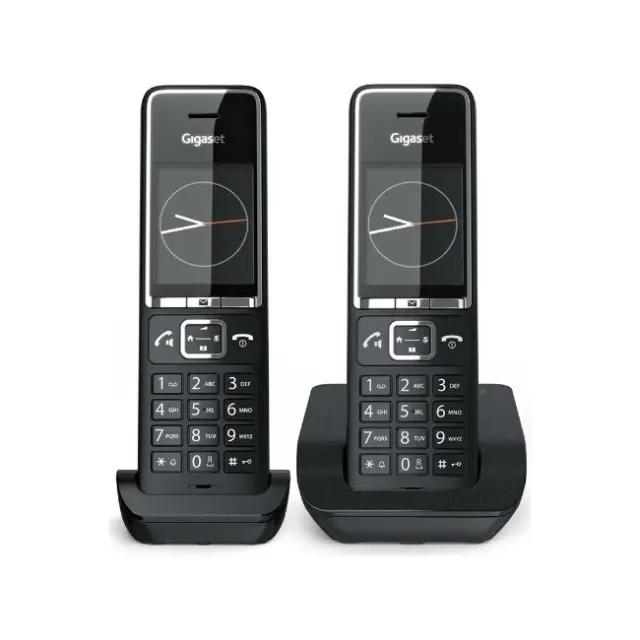 Gigaset Ασύρματο Τηλέφωνο Comfort 550 Duo Black Chrome (L36852-H3001-D204)