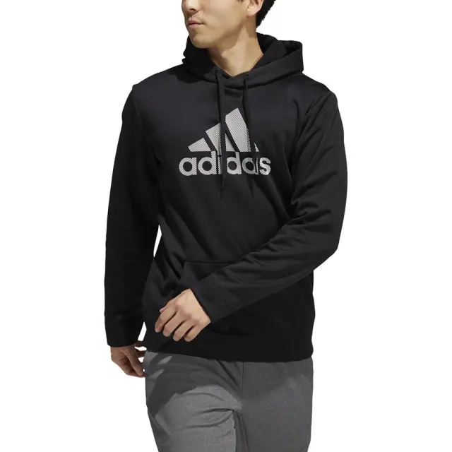 adidas M Game And Go Pullover Hoodie (GR7392-Black) - Μαύρο - M