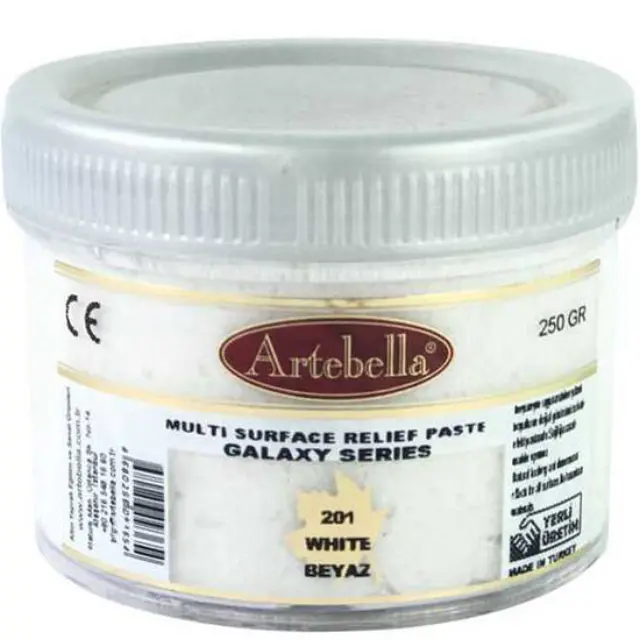 Artebella Πάστα Relief Galaxy Series 201 White - 250gr