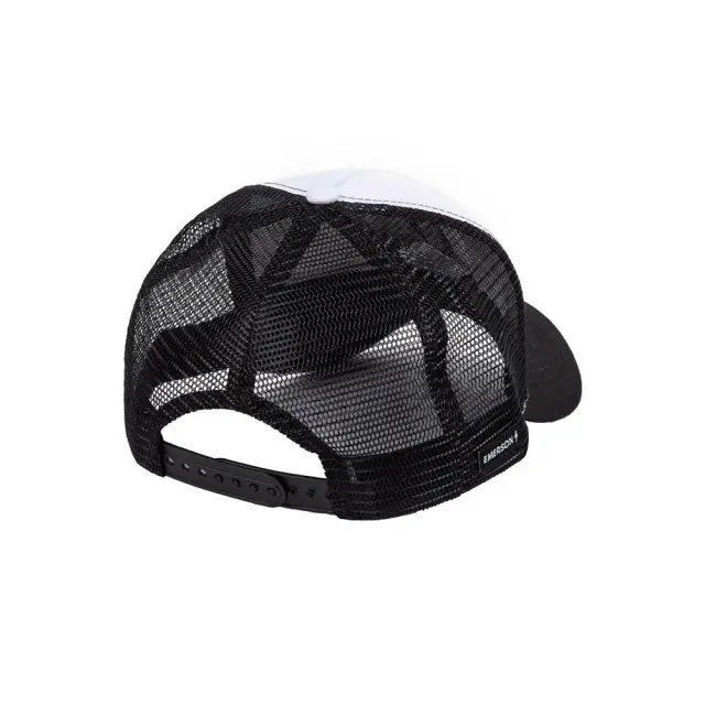 Emerson Unisex Trucker Hat (231.EU01.02-Black-White) - Λευκό-Μαύρο - One Size 2