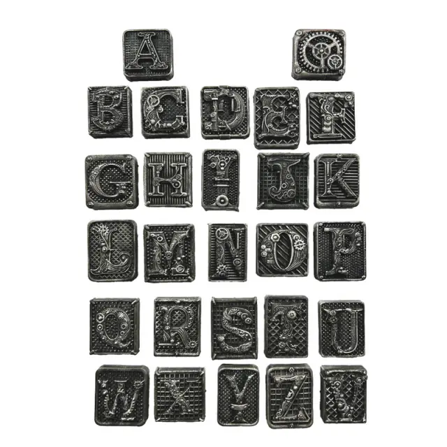 Καλούπι εύκαμπτο A4, 21x29cm, Stamperia, Master of Magic, Alphabet 2