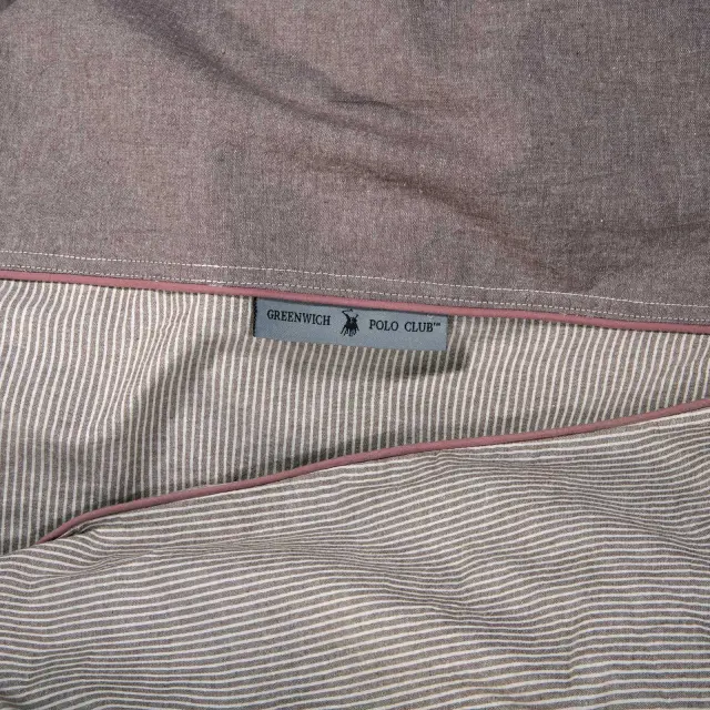Greenwich Polo Club Παπλωματοθηκη Σετ Υπερδιπλh Essential 2295 Grey Grey 3