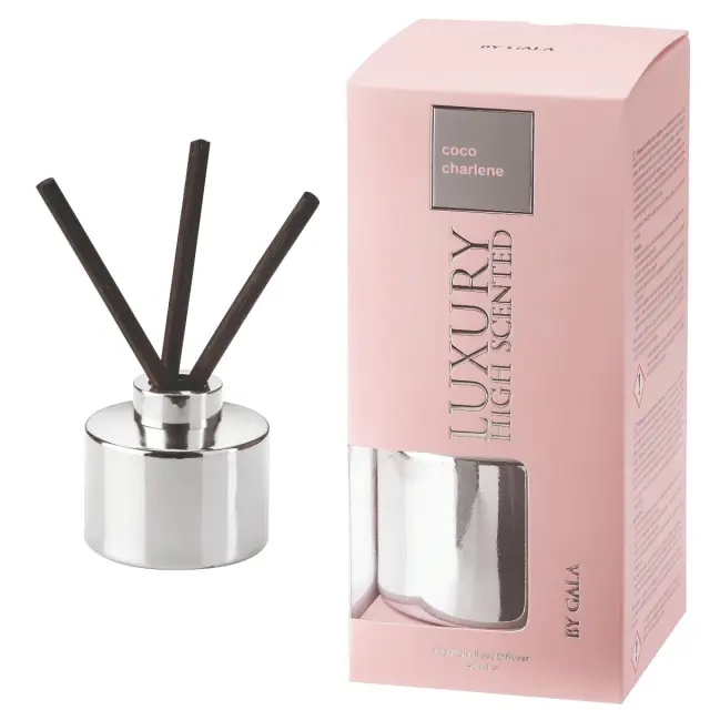 Diffuser Luxury Coco Charlene 150 ml με 3 Ξυλάκια 8.5x7.5cm