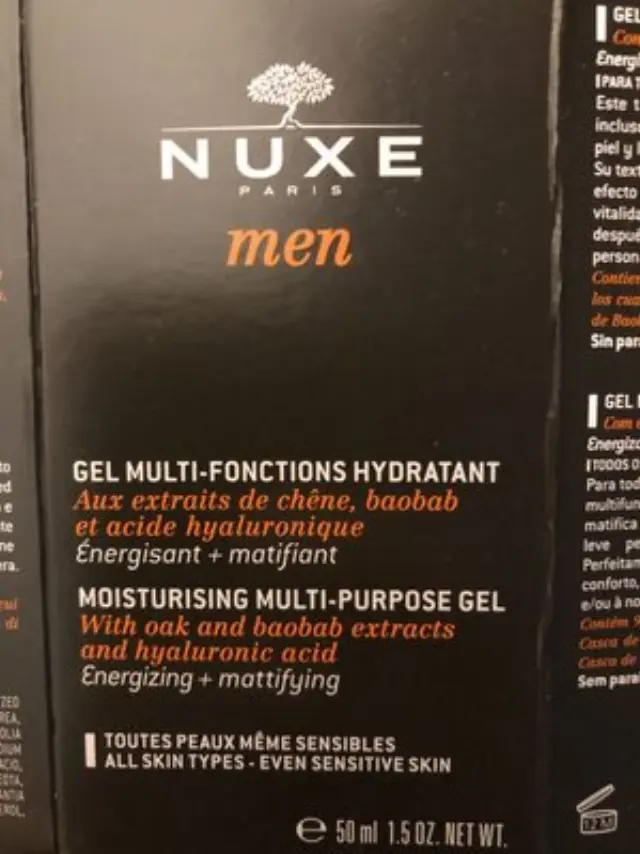 NUXE Men Gel Multi-Fonctions Hydratant Ενυδατικό Τζελ Προσώπου, 50ml