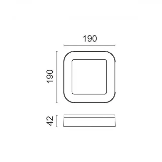 ΑΠΛΙΚΑ ΕΞΩΤΕΡΙΚΟΥ ΧΩΡΟΥ LED 15W 4000K 2