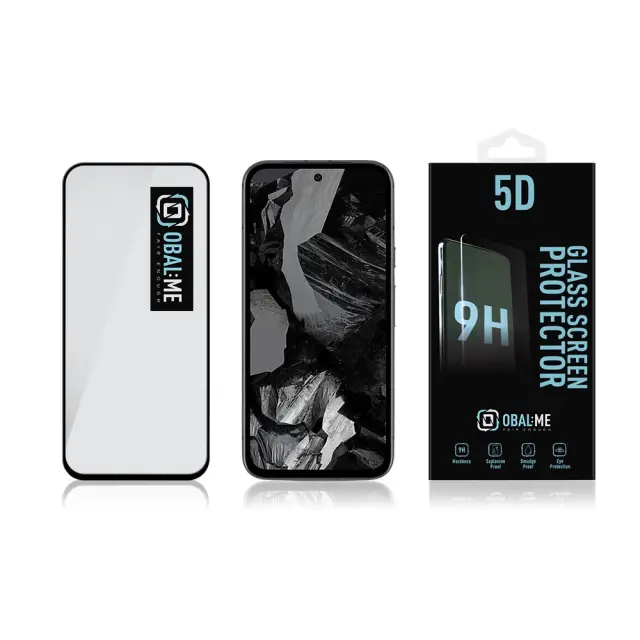 OBAL:ME 5D Glass Screen Protector for Google Pixel 8a Black 3