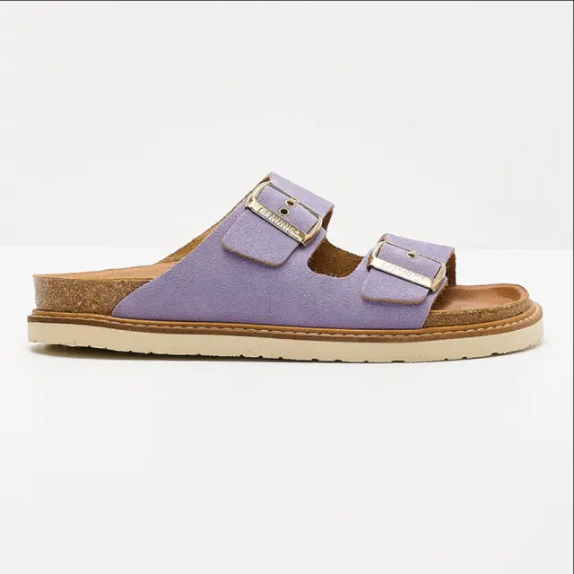 Genuins Πέδιλα Γυναικείο δέρμα suede Μωβ GEN/HAWAII VELOUR LAVENDER