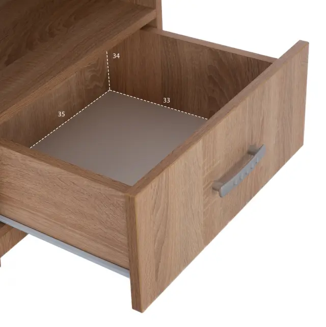 ΚΟΜΟΔΙΝΟ ΜΕ ΣΥΡΤΑΡΙ SONAMA OAK FB92431.01 45x40x48 εκ. 3