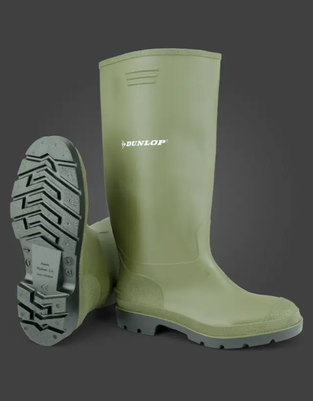 Dunlop Pricemastor 031-Μπότες Γόνατος Αδιάβροχες για Καθημερινή & Τακτική Χρήση - 06-Χακί-Olive Green