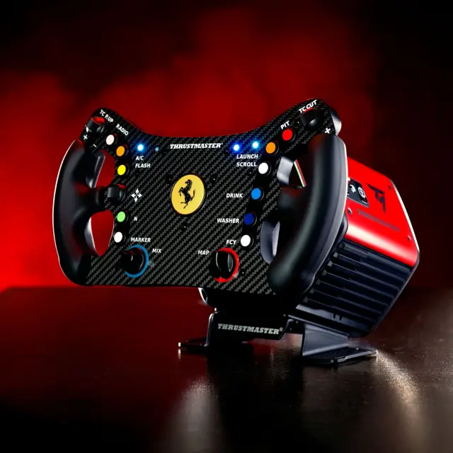 Thrustmaster T818 Ferrari 488 GT3 Σετ Τιμονιού με πεντάλ 3