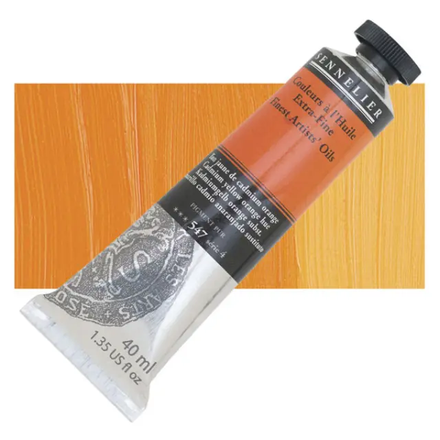 Sennelier Λάδι Finest Artists Oil 547 Cadmium Yellow Orange Hue - 40ml