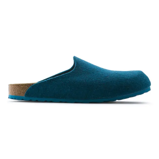 Birkenstock Παντόφλες Unisex τσόχα Μπλέ BIR/AMSTERDAM 1021447 PETROL