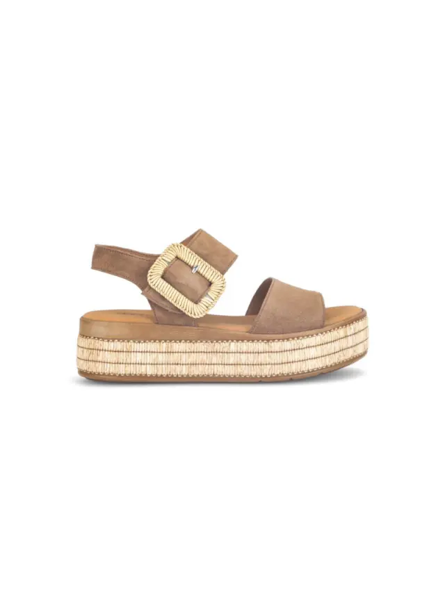 Gabor Πέδιλα Γυναικείο δέρμα Nubuck Καφέ GAB/84562 14-PEANUT 3