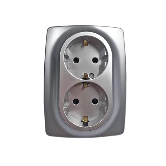 PRIME ΠΡΙΖΑ ΣΟΥΚΟ ΑΣΦΑΛΕΙΑΣ MAT ΑΛΟΥΜΙΝΙΟ 2P+E 16A 250VAC IP20 / 1000116203