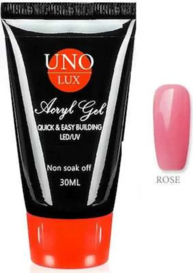 Uno Lux acrygel Uv/Led Rose 30ml
