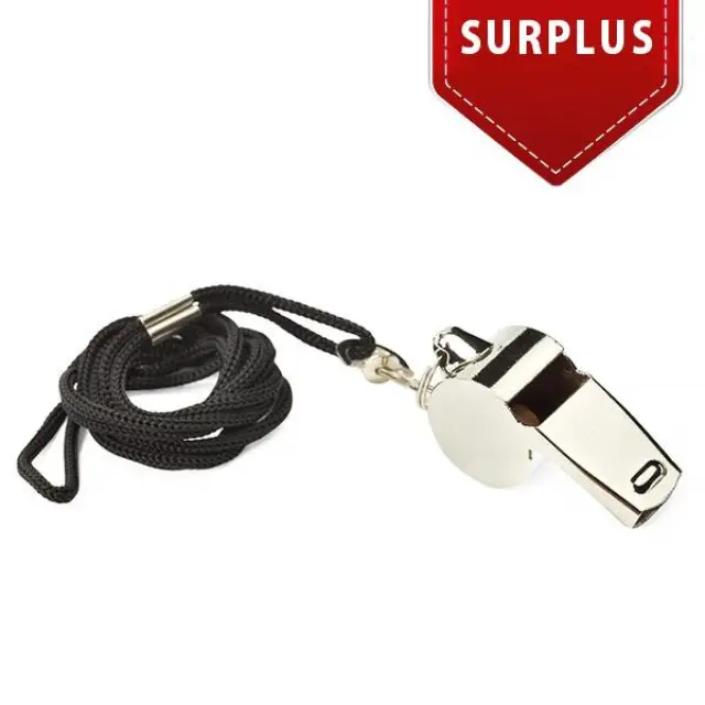 ΣΦΥΡΙΧΤΡΑ BRASS WHISTLE (OFF) K25024-02 SILVER