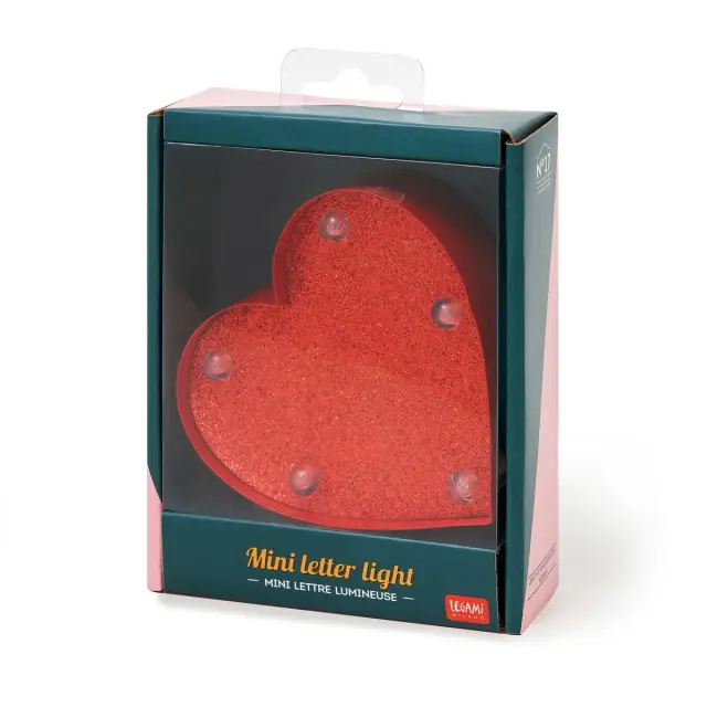 Legami - Μίνι διακοσμητικά φωτάκια Decorative Lights - Glitter Heart 2