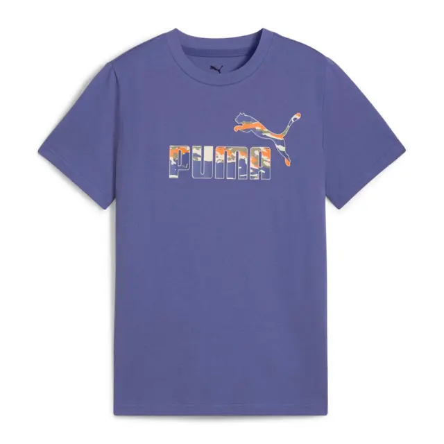 Puma Boy's Essentials Camo Tee Μπλε 685138-46 (Puma)