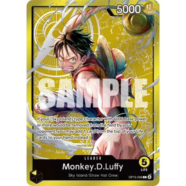 One Piece Card Game Set Sail Deck Set SD01 - EN 2