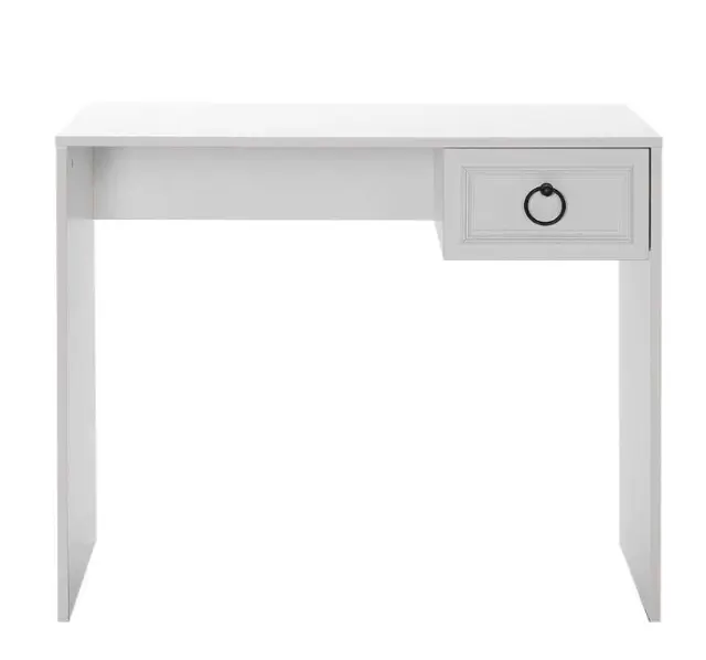 Γραφείο CMS-1301-BB Hampton Λευκό 90x75x51cm