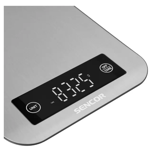Ζυγαριά Κουζίνας 10kg Led Sencor SKS 7100SS Ασημί 2