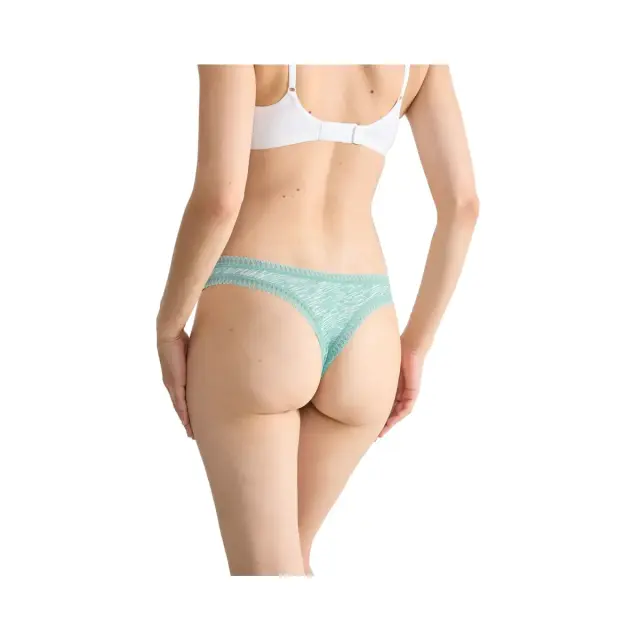 Sloggi Γυναικείο String GO Crush String - Τριπλό Πακέτο, Χρώμα Mint-Petrol-Mint Print 3