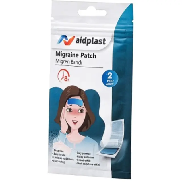 Κομπρέσα Ημικρανίας Victoreks Aidplast Migraine Patch 2τμχ