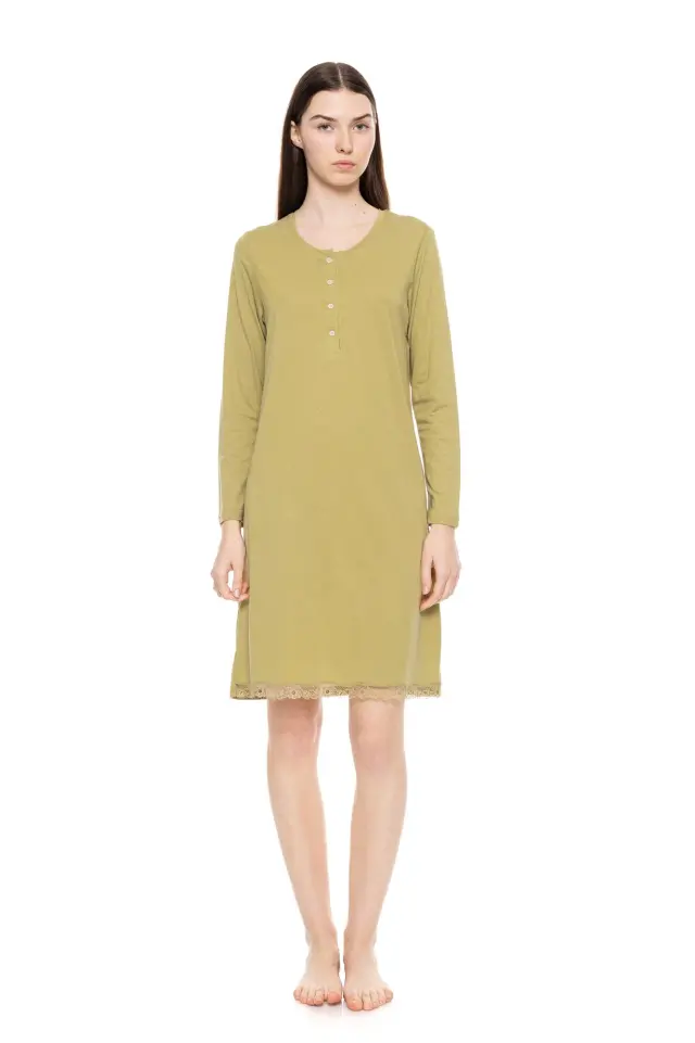 W1590 - Type - NIGHTGOWN SOLID BLOSSOM FLOWER